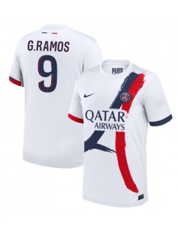 Billige Paris Saint-Germain Goncalo Ramos #9 Bortedrakt 2024-25 Kortermet